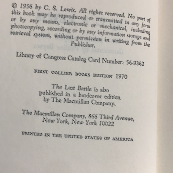 CS Lewis the last battle - Picture 5 of 11